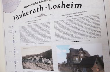 Präsentation des neuen Kyllradwegs auf der alten Bahntrasse Jünkerath-Weywertz