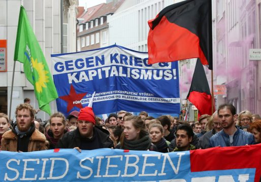 GZ-Gegner demonstrieren in Lübeck