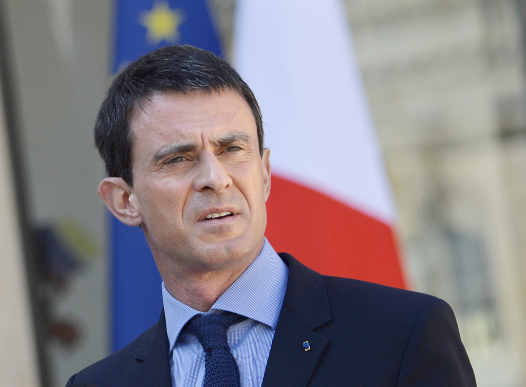 Der französische Premierminister Manuel Valls
