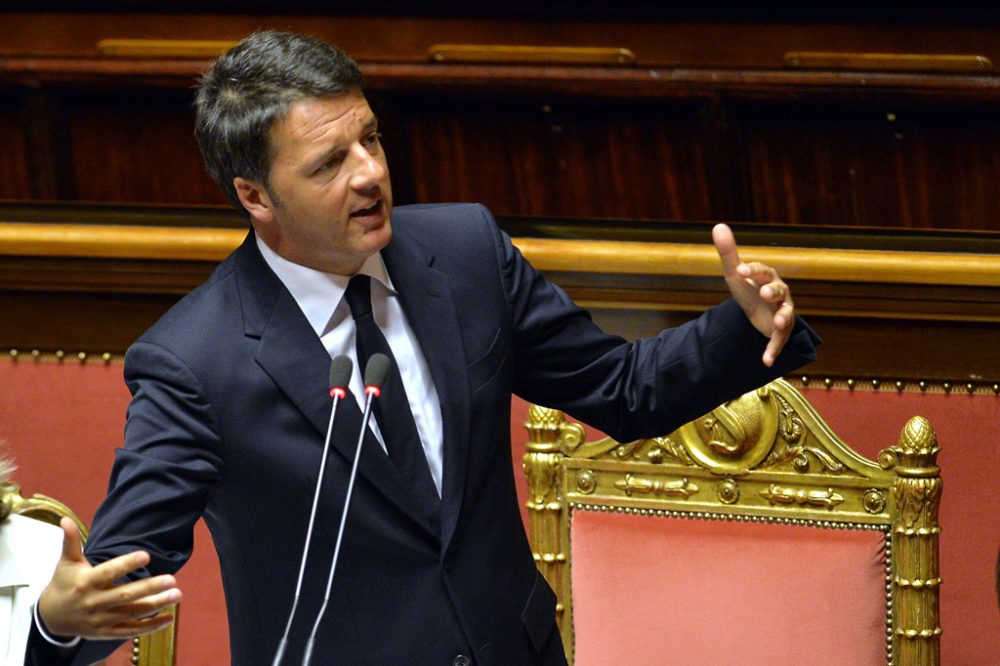 Italiens Regierungschef Matteo Renzi