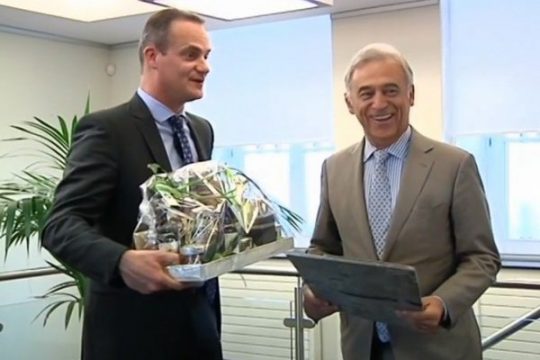 Gouverneur Michel Foret tritt in den Ruhestand - MP Oliver Paasch überbringt einen Abschiedsgruß