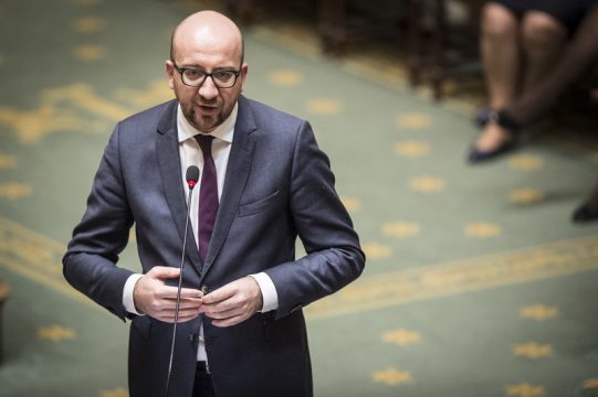 Premier Charles Michel in der Kammer (Dezember 2014)