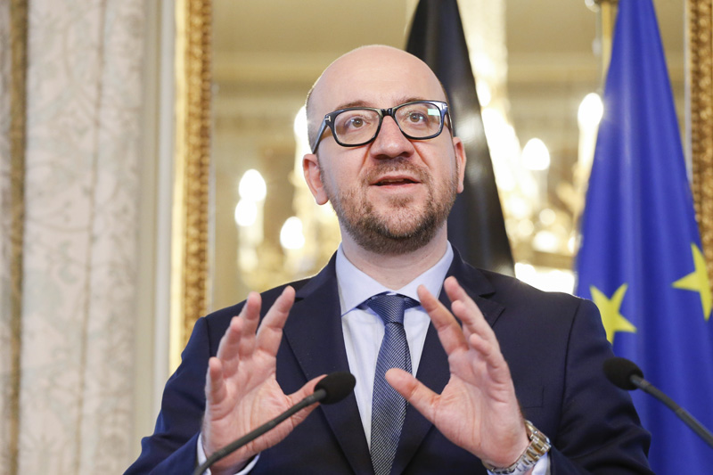 Premier Charles Michel zieht Bilanz (Bild vom 1. April)