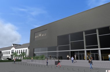 Skizzen für den neuen "MovieMills"-Kinokomplex in Malmedy