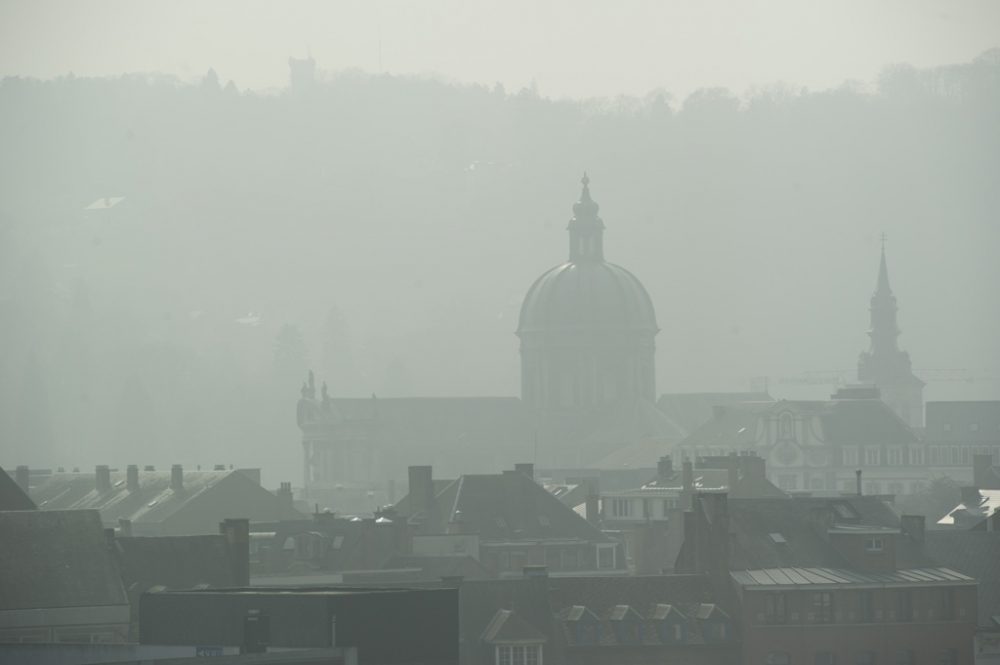 Smog über Namur