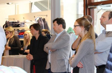 Pressekonferenz im Modehaus Pankert: "Ostbelgien kauft lokal....ich auch!"