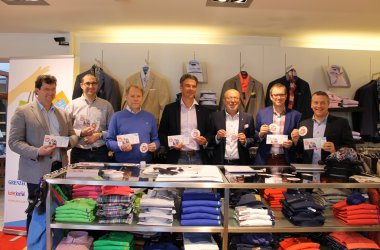 Pressekonferenz im Modehaus Pankert: "Ostbelgien kauft lokal....ich auch!"