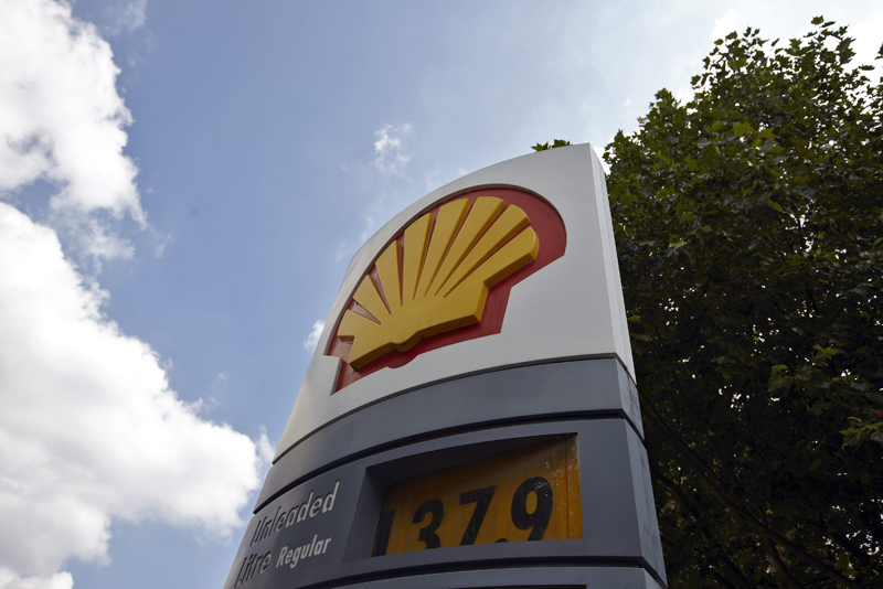 Shell will Gaskonzern BG Group übernehmen - Shell-Tankstelle in London (28.7.2011)