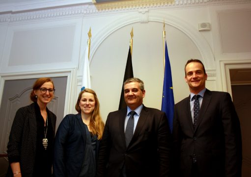 Kattrin Jadin, Isabelle Weykmans, Steven Vandeput und Oliver Paasch