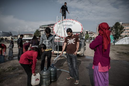 Wasserverteilung in Kathmandu