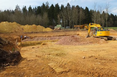 Bau des Wasserwerks Wolfsbusch begonnen