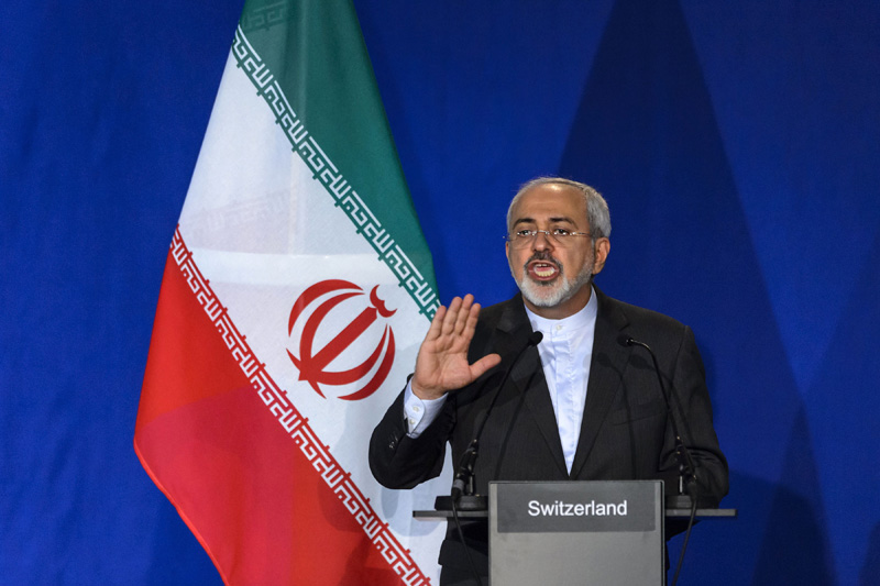 Irans Außenminister Mohammed Dschawad Sarif in Lausanne: Einigung im Atomstreit