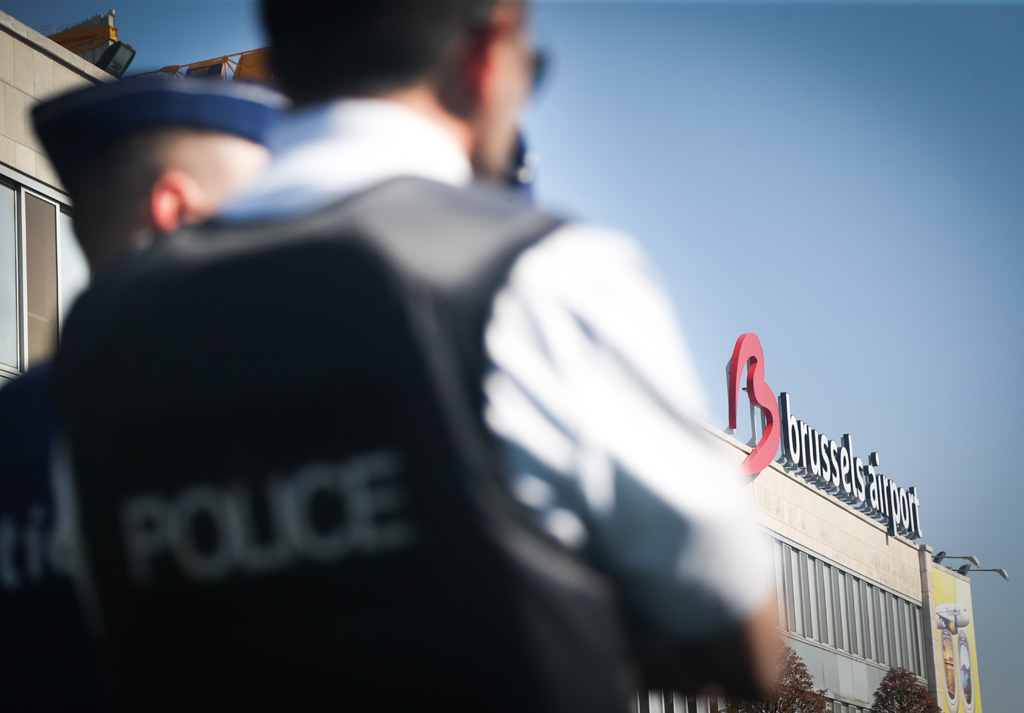 Bummelstreik der föderalen Polizei am Brussels Airport