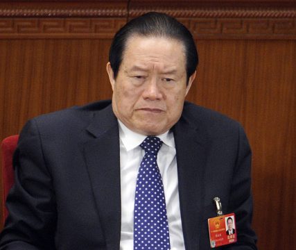 Chinas Ex-Sicherheitschef Zhou Yongkang am 5.3.2012