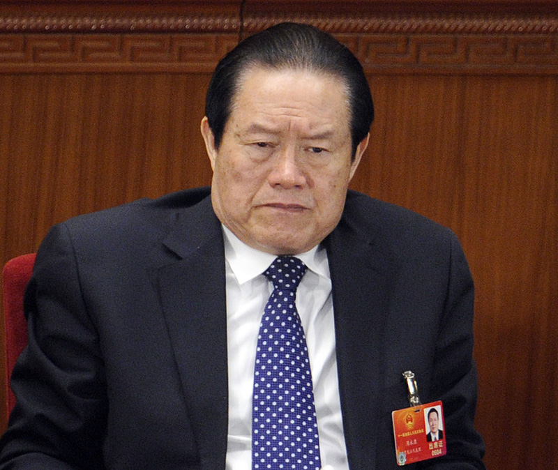 Chinas Ex-Sicherheitschef Zhou Yongkang am 5.3.2012