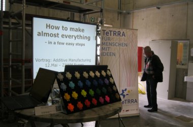 Vorstellung des 3D-Druckers von ZAWM und WFG Eupen