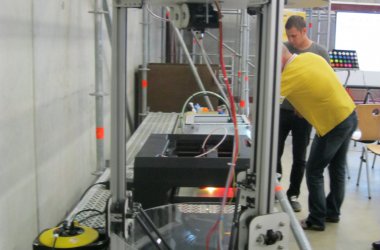 Vorstellung des 3D-Druckers von ZAWM und WFG Eupen