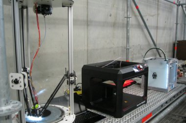 Vorstellung des 3D-Druckers von ZAWM und WFG Eupen