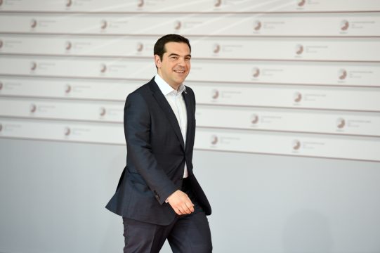 Der griechische Ministerpräsident Alexis Tsipras am Donnerstag in Riga