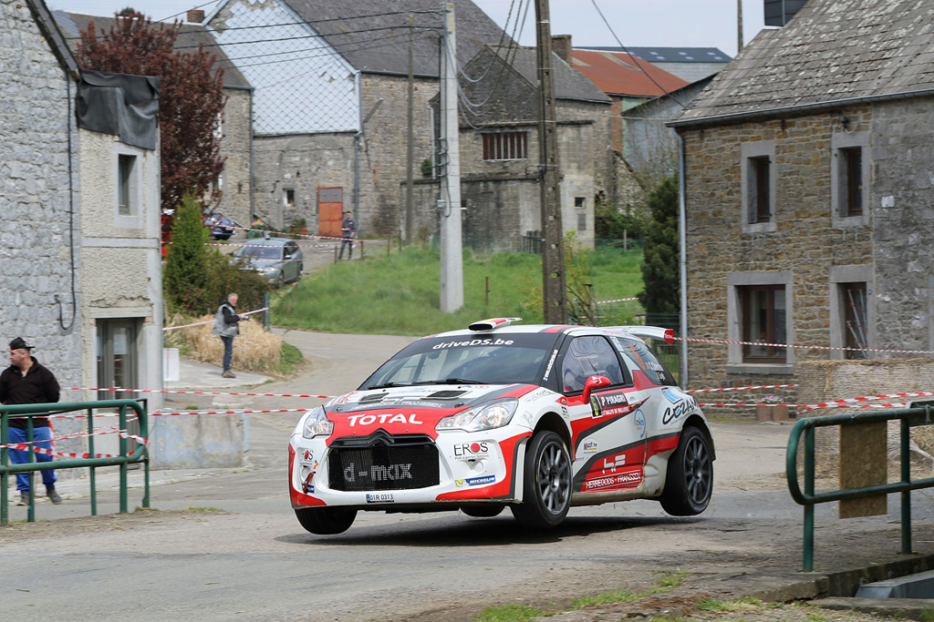 Cédric Cherain im DS3 R5 bei der Rallye de Wallonie