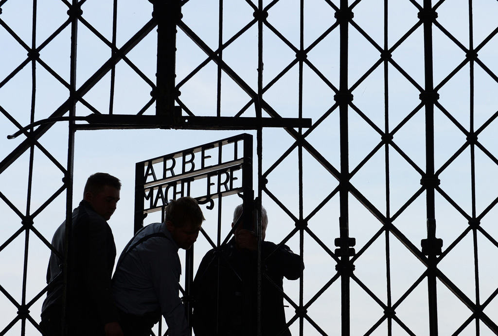 "Arbeit macht frei": Eingang der KZ-Gedenkstätte Dachau