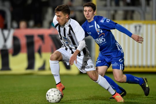 Damien Mouchamps beim Spiel gegen Geel (11.4.) - Foto: KAS Eupen/David Hagemann