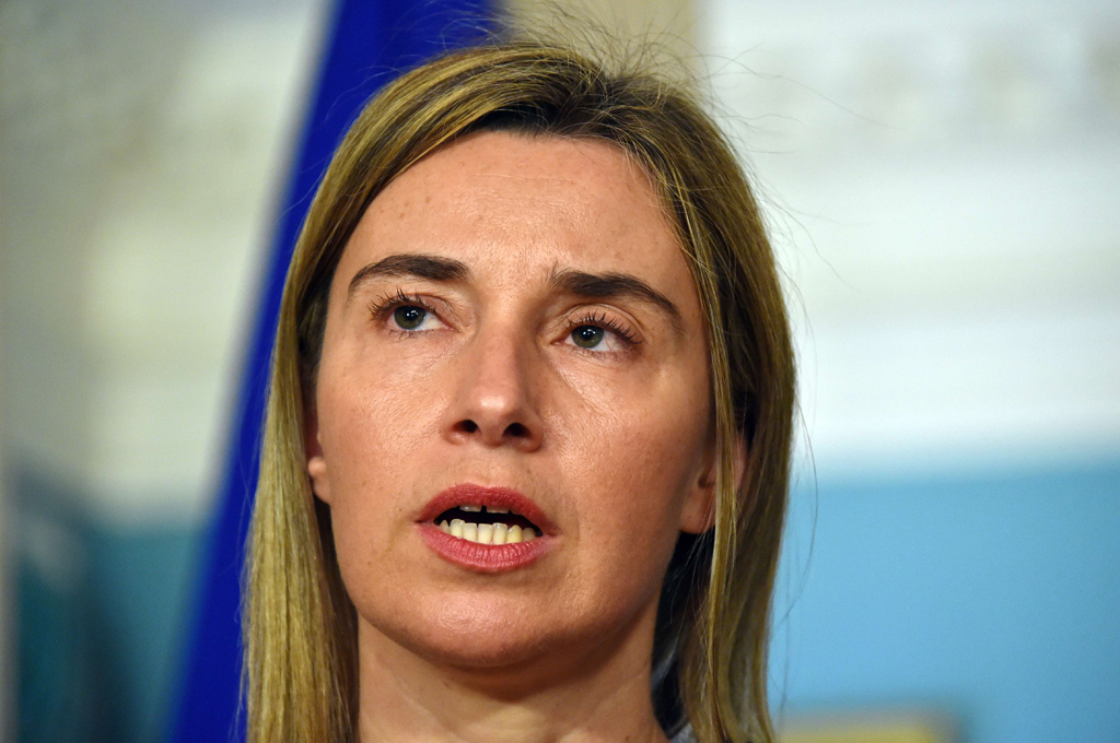 Die EU-Außenbeauftragte Federica Mogherini