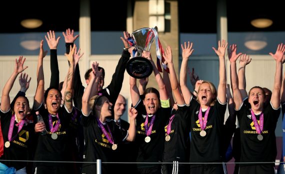 Kathy Hendrich gewinnt mit Frankfurt die Champions League