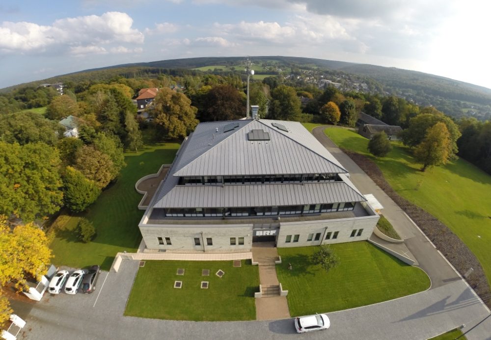 BRF-Funkhaus in Eupen (Luftaufnahme)