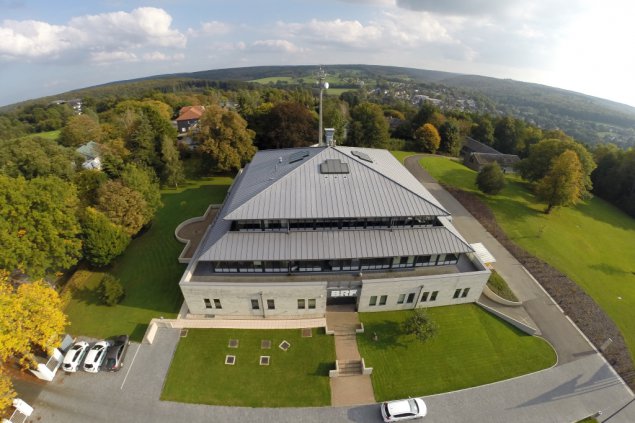 BRF-Funkhaus in Eupen (Luftaufnahme)