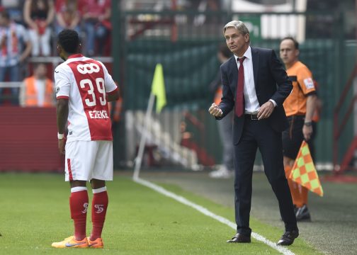 José Riga (r.) beim Spiel Standard Lüttich - Sporting Charleroi (23.5.)