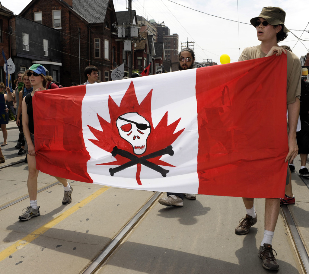Demo für Klimagerechtigkeit in Toronto (2010)
