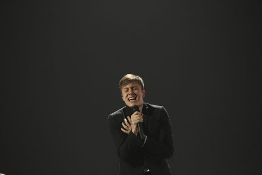 Rhythm Inside: Loïc Nottet bei den Proben in Wien