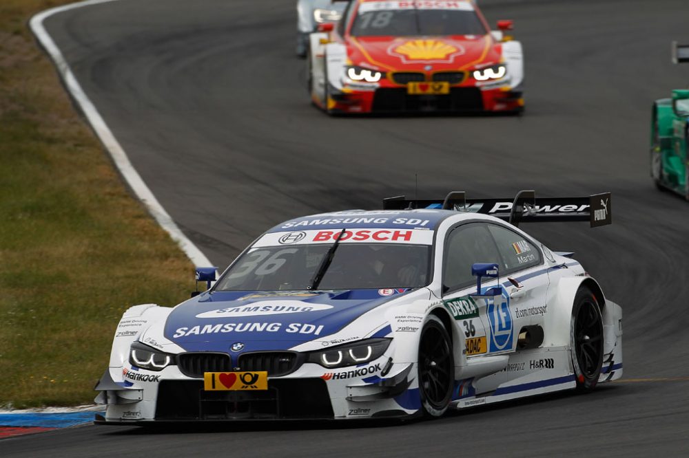 Maxime Martin fährt auf dem Lausitzring zwei Mal in die Punkte