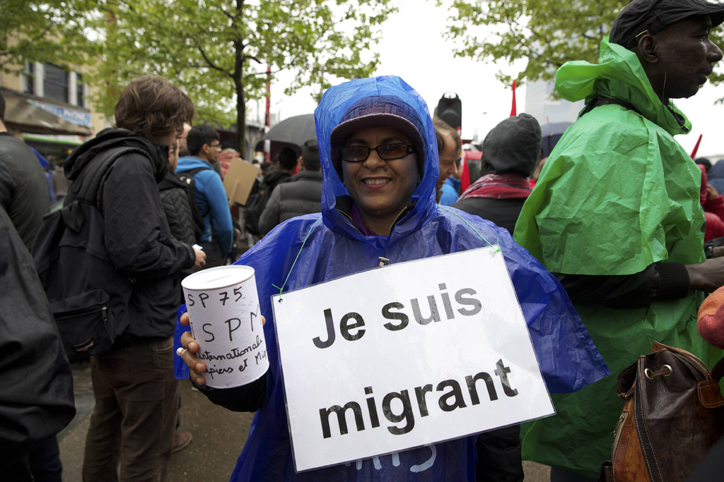 "Je suis migrant": Solidaritätskundgebung für Papierlose in Brüssel