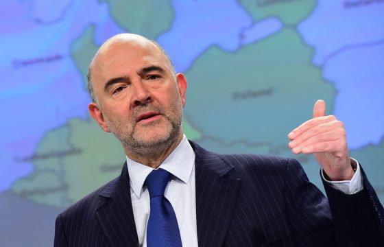 EU-Kommissar Pierre Moscovici in Brüssel