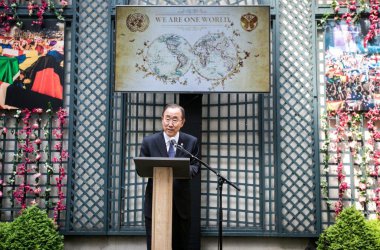 Ban Ki-moon empfängt Gründer von Tomorrowland