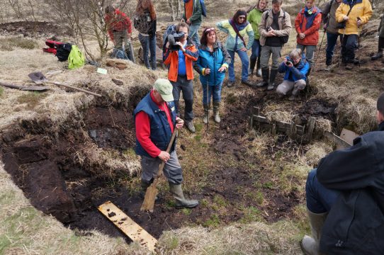 Torfstechen im Hohen Venn