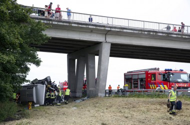 Schwerer Busunfall in Middelkerke