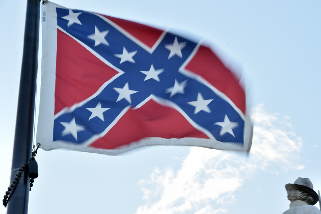 Konföderierten-Flagge in Columbia, South Carolina