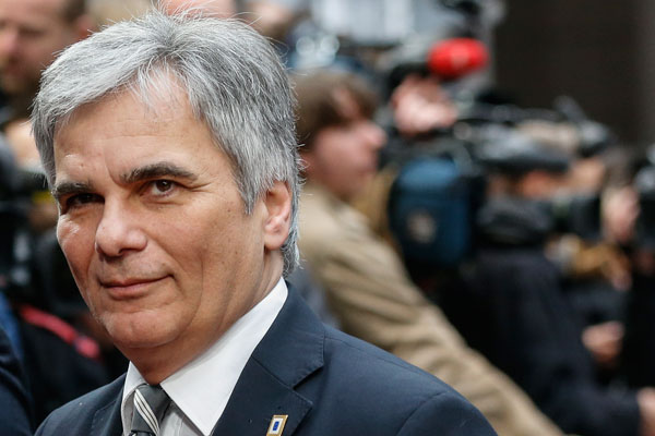 Der österreichische Bundeskanzler Werner Faymann (SPÖ)
