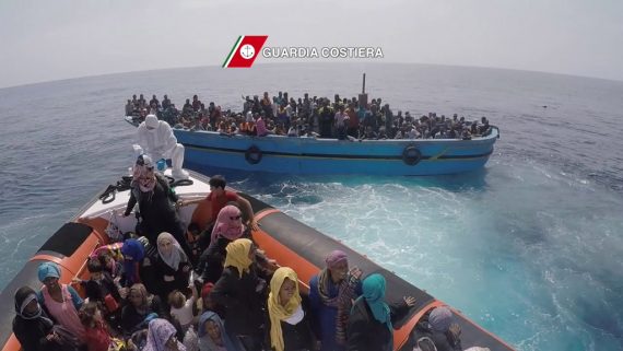 Flüchtlinge im Mittelmeer