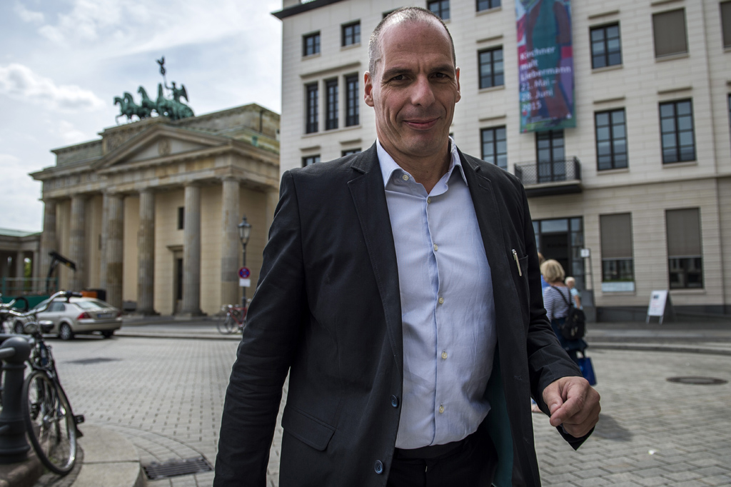 Griechenlands Finanzminister Gianis Varoufakis in Berlin