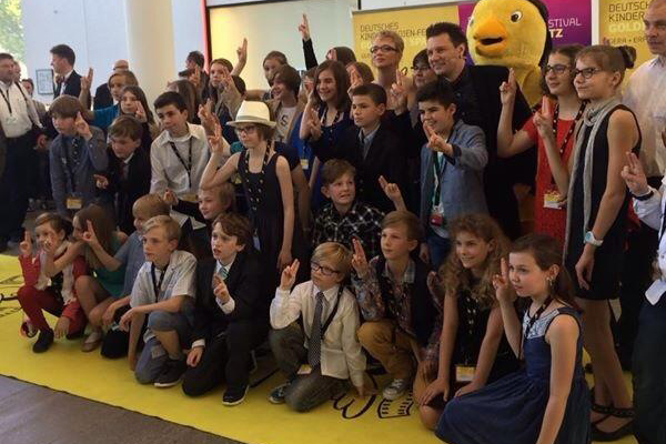 Die Jury beim Kindermedienfestival "Goldener Spatz" 2015