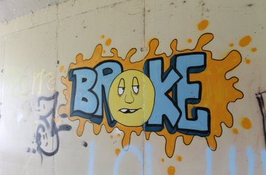 Grafitti im Tunnel