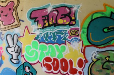 Grafitti im Tunnel