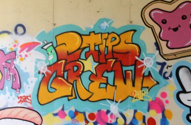 Grafitti im Tunnel