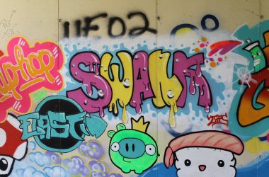 Grafitti im Tunnel