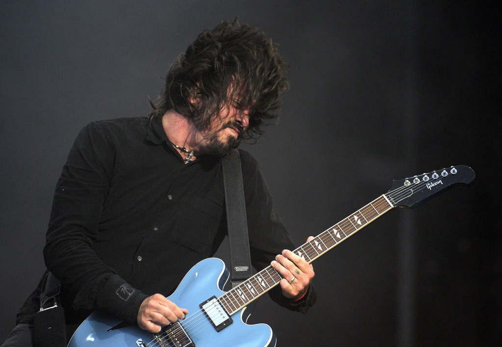 Dave Grohl beim Pinkpop 2011