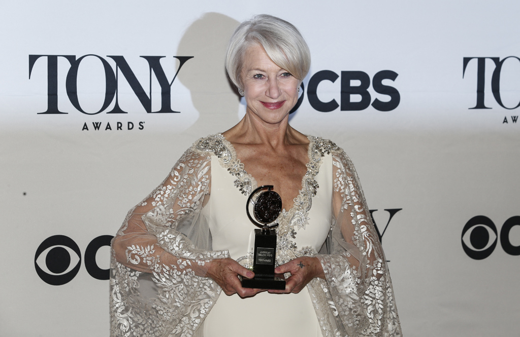 Helen Mirren mit ihrem Tony Award